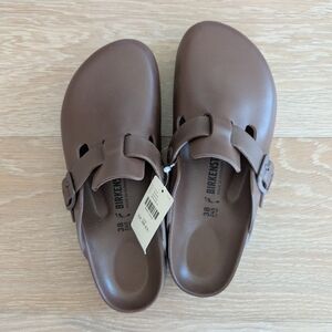 NWT Brown Birkenstock Boston EVA Women's - EU 38